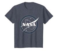 NASA Particle Logo T-Shirt, Enfant, Bleu Chiné, 3 Ans
