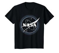 NASA Particle Logo T-Shirt, Enfant, Noir, 3 Ans