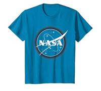 NASA Particle Logo T-Shirt, Enfant, Saphir, 3 Ans