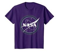NASA Particle Logo T-Shirt, Enfant, Violet, 3 Ans