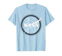 NASA Particle Logo T-Shirt, Homme, Bleu Céleste, 3XL