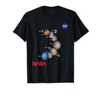 NASA Planètes du système Solaire Worm Insignia Logo T-Shirt