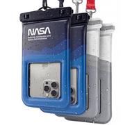 NASA Pochette étanche smartphone - AirLock™ (Lot de 4, standard) | Écran tactile sous l'eau | Étanche 20 m | Produit officiel NASA | Flottante K24 | PVC renforcé | Presque tous les mobiles
