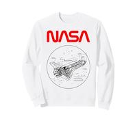 NASA - Shuttle Technical Drawing Sweatshirt