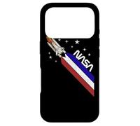 NASA Space Shuttle Mission Bande américaine Worm Logo Coque pour iPhone 17 Pro