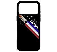 NASA Space Shuttle Mission Bande américaine Worm Logo Coque pour iPhone 17 Pro Max