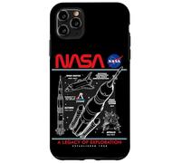 NASA Space Shuttle SLS Saturn V Apollo Lunar Schématique Coque pour iPhone 11 Pro Max