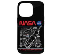 NASA Space Shuttle SLS Saturn V Apollo Lunar Schématique Coque pour iPhone 13 Pro