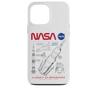 NASA Space Shuttle SLS Saturn V Apollo Lunar Schématique Coque pour iPhone 13 Pro Max