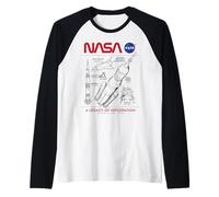 NASA Space Shuttle SLS Saturn V Apollo Lunar Schématique Manche Raglan