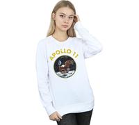 NASA - Sweat-shirt "Classic Apollo 11" pour femme BI2199 (XXL) (Blanc)