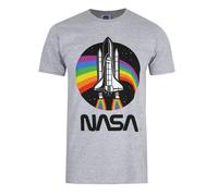 NASA - T-shirt motif arc-en-ciel - Homme (TV484)