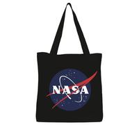 NASA TOTE BAG LOGO, REFERENCE : BWNASADBB001, NOIR, 38 X 40 CM