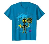 NASA UFO Alien Just Here For The Pizza T-Shirt