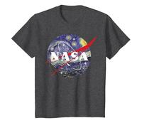 NASA Van Gogh Starry Night Style Logo T-Shirt, Enfant, Chiné Foncé, 2 Ans
