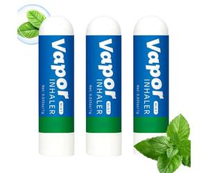 Nasal Breathing Spray, Natural Aromatherapy Inhaler for Clear Airways with Refreshing Scent, Compact Respiratory Support Stick for Adults Men Women Home Office Travel Daily Use Fast Relief Pack of 3