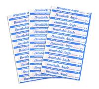 Nasales,Anti Ronflement,Dilatateur Bandes Nasal,Nasal Strips,le Ronflement Empêche la Respiration Buccale Favorise le Sommeil Pour Aider à Breathe Right（66 * 19mm） (blue 100)