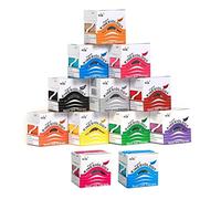 Nasara Original Bande Kinésiologique, Lot de 12 pièces, Multicolores