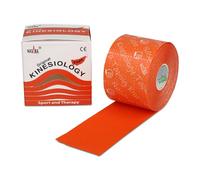 Nasara Kinésiologie Physio Tape pour le sport et la médecine Orange 5 cm x 5 m