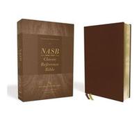 NASB Classic Reference Bible Genuine Leather Buffalo Brown Red Letter 1995 Text Comfort Print by Zondervan Zondervan (Auteur)