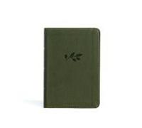 Nasb Large Print Compact Reference Bible, Olive Leathertouch