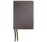 NASB Large Print Ultrathin Reference Bible, Dark Brown, Genuine Cowhide Leather, 1995 text