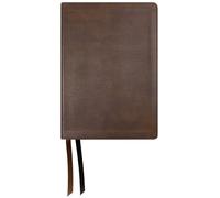 NASB Large Print Ultrathin Reference Bible, Dark Brown, Leathertex, 1995 text