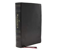 Nasb, Macarthur Study Bible, 2nd Edition, Genuine Leather, Black, 1995 Text, Comfort Print