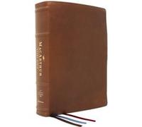 NASB MacArthur Study Bible 2nd Edition Premium Goatskin Leather Brown Premier Collection Comfort Print Unleashing Gods Truth One Verse at a Time by Gener General editor John F Macarthur (Auteur)