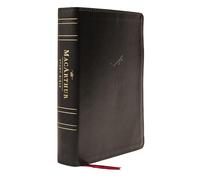 NASB, MacArthur Study Bible, Black Leathersoft, Thumb Indexed, 1995 Text, Comfort Print: Unleashing God's Truth One Verse at a Time (Holy Bible, New American Standard Bible)