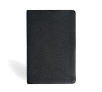 NASB Personal Size Giant Print Bible, Black Genuine Leather, Indexed