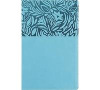 NASB, Personal Size Reference Bible, Large Print, Paragraph Style, Leathersoft, Teal, Red Letter, Thumb Indexed, 1995 Text, Comfort Print