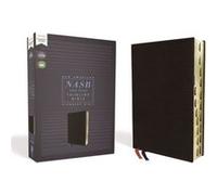 NASB Thinline Bible Bonded Leather Black Red Letter 1995 Text Thumb Indexed Comfort Print by Zondervan Zondervan (Auteur)