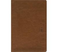 NASB, Thinline Bible, Giant Print, Leathersoft, Brown, Red Letter, 1995 Text, Comfort Print