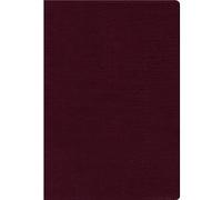 NASB Thinline Bible Large Print Bonded Leather Burgundy Red Letter 1995 Text Thumb Indexed Comfort Print - Zondervan - Zondervan - Livre en Anglais - Leat ZondervanZondervan (Auteur)