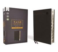 NASB Thinline Bible Large Print Leathersoft Black Red Letter 2020 Text Thumb Indexed Comfort Print by Zondervan Zondervan (Auteur)