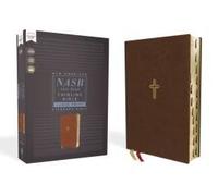 Nasb, Thinline Bible, Large Print, Leathersoft, Brown, Red Letter Edition, 1995 Text, Thumb Indexed, Comfort Print
