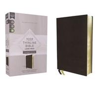 NASB Thinline Bible Large Print Passaggio Setting Leathersoft Black Red Letter 1995 Text Comfort Print by Zondervan Zondervan (Auteur)