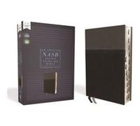 NASB Thinline Bible Leathersoft Black Red Letter 1995 Text Thumb Indexed Comfort Print by Zondervan Zondervan (Auteur)