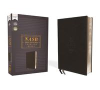 NASB, Thinline Bible, Leathersoft, Black, Red Letter, 2020 Text, Comfort Print