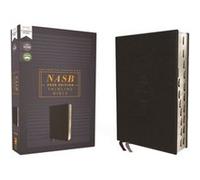 NASB Thinline Bible Leathersoft Black Red Letter 2020 Text Thumb Indexed Comfort Print by Zondervan Zondervan (Auteur)