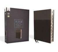 Nasb, Thinline Bible, Leathersoft, Black, Red Letter Edition, 1995 Text, Thumb Indexed, Comfort Print