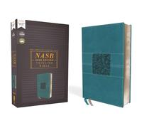 NASB Thinline Bible Leathersoft Teal Red Letter 2020 Text Comfort Print by Zondervan Zondervan (Auteur)