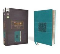 NASB Thinline Bible Leathersoft Teal Red Letter 2020 Text Comfort Print by Zondervan Zondervan (Auteur)