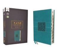 NASB Thinline Bible Leathersoft Teal Red Letter 2020 Text Thumb Indexed Comfort Print by Zondervan Zondervan (Auteur)