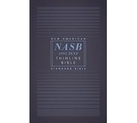 Bible NASB Thinline – Texte 1995 – Broché, lettres rouges, Comfort Print