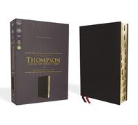 Nasb, Thompson Chain-Reference Bible, Genuine Leather, Calfskin, Black, 1995 Text, Red Letter, Thumb Indexed, Comfort Print