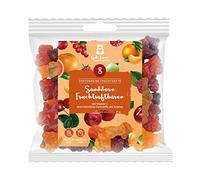 naschlabor Ours à jus de fruits de bonne humeur | Argousier | 20 % jus de fruits purs avec véritable argousier | Sans colorants artificiels ni exhausteur de goût | Sans gluten ni lactose