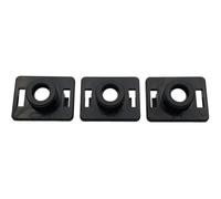NaschLager 421944040061 Lot de 3 porte-valves pour réservoir d'eau compatible avec Philips Saeco séries 1200 2200 3200 4300 5400 Noir