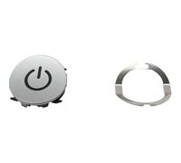 NaschLager Bouton marche/arrêt - Argenté - 80729804 - Braun Series 9 | Clip à ressort compatible avec rasoir type 5790 5791 5793 pour 9050cc 9290cc 9330s 9355s 9365cc 9385cc 9390cc 9470cc